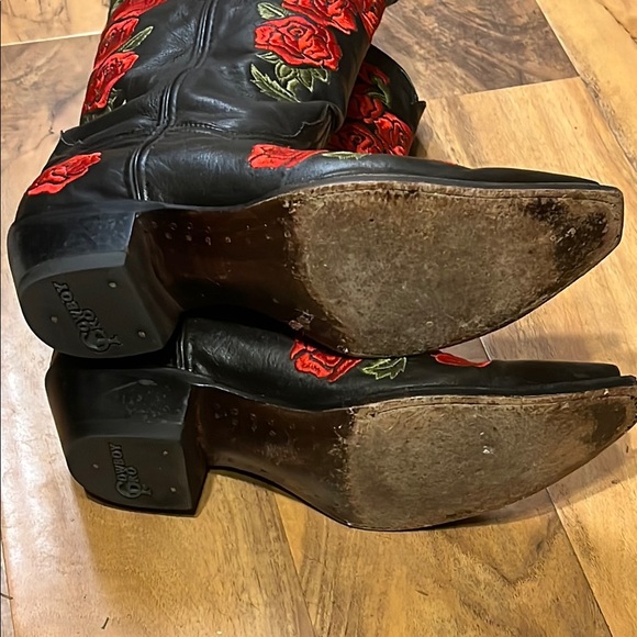Roses and Rodeo Women’s Size 11 Leather Boots - Picture 9 of 13